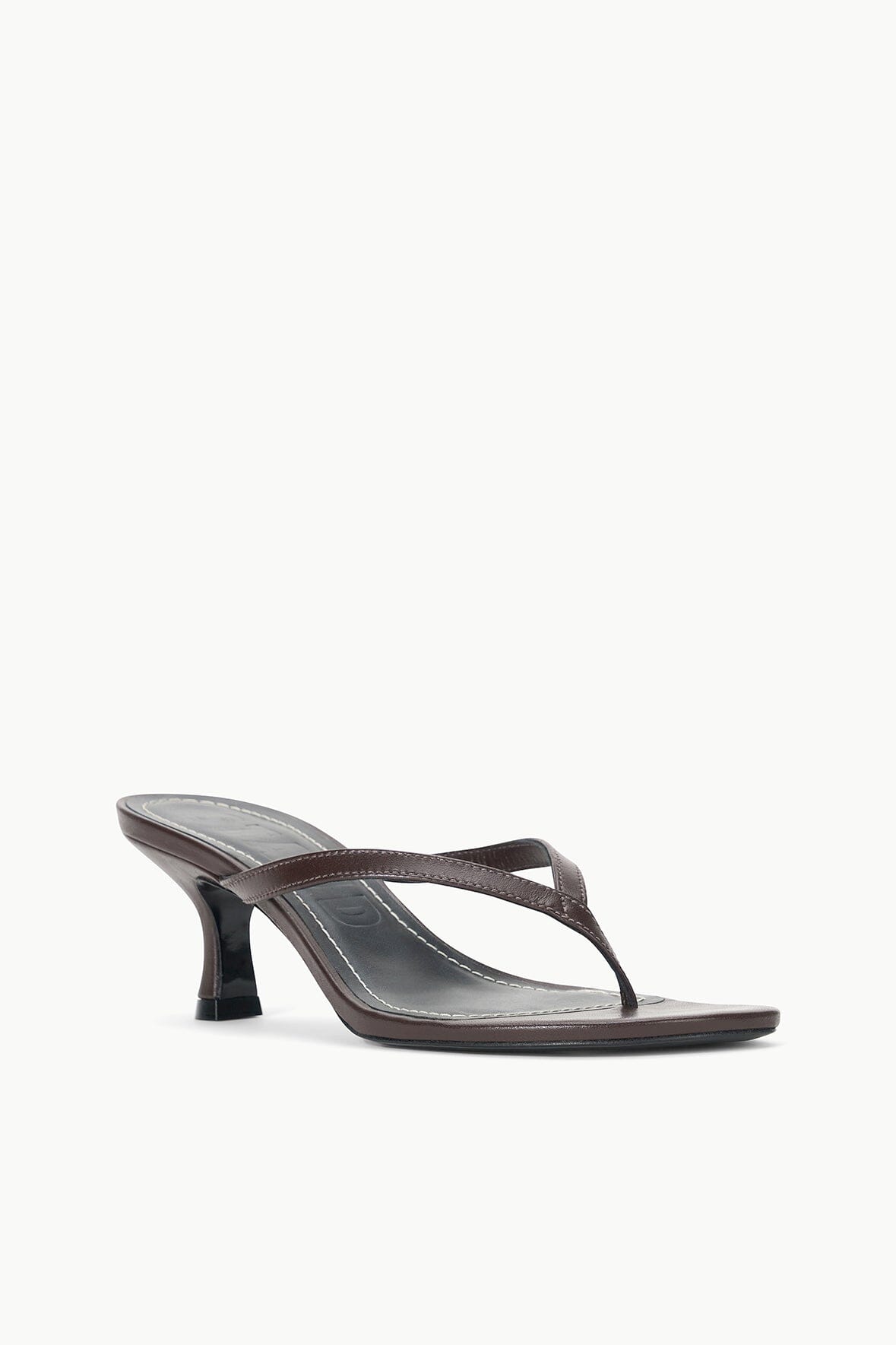 STAUD | Freja Thong Kitten Heel Espresso