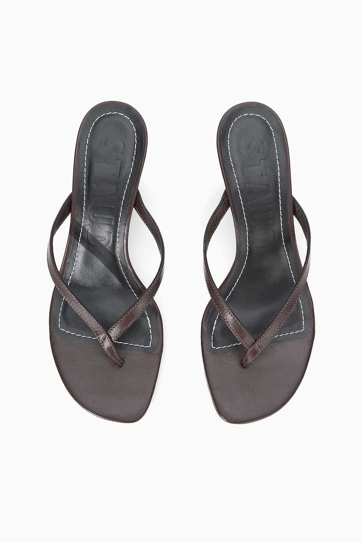 STAUD | Freja Thong Kitten Heel Espresso