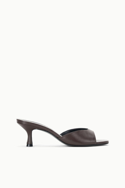 STAUD | Brigitte Leather Mule Espresso