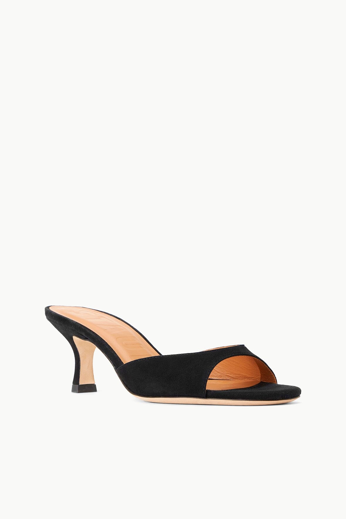 STAUD | Brigitte Suede Mule Black