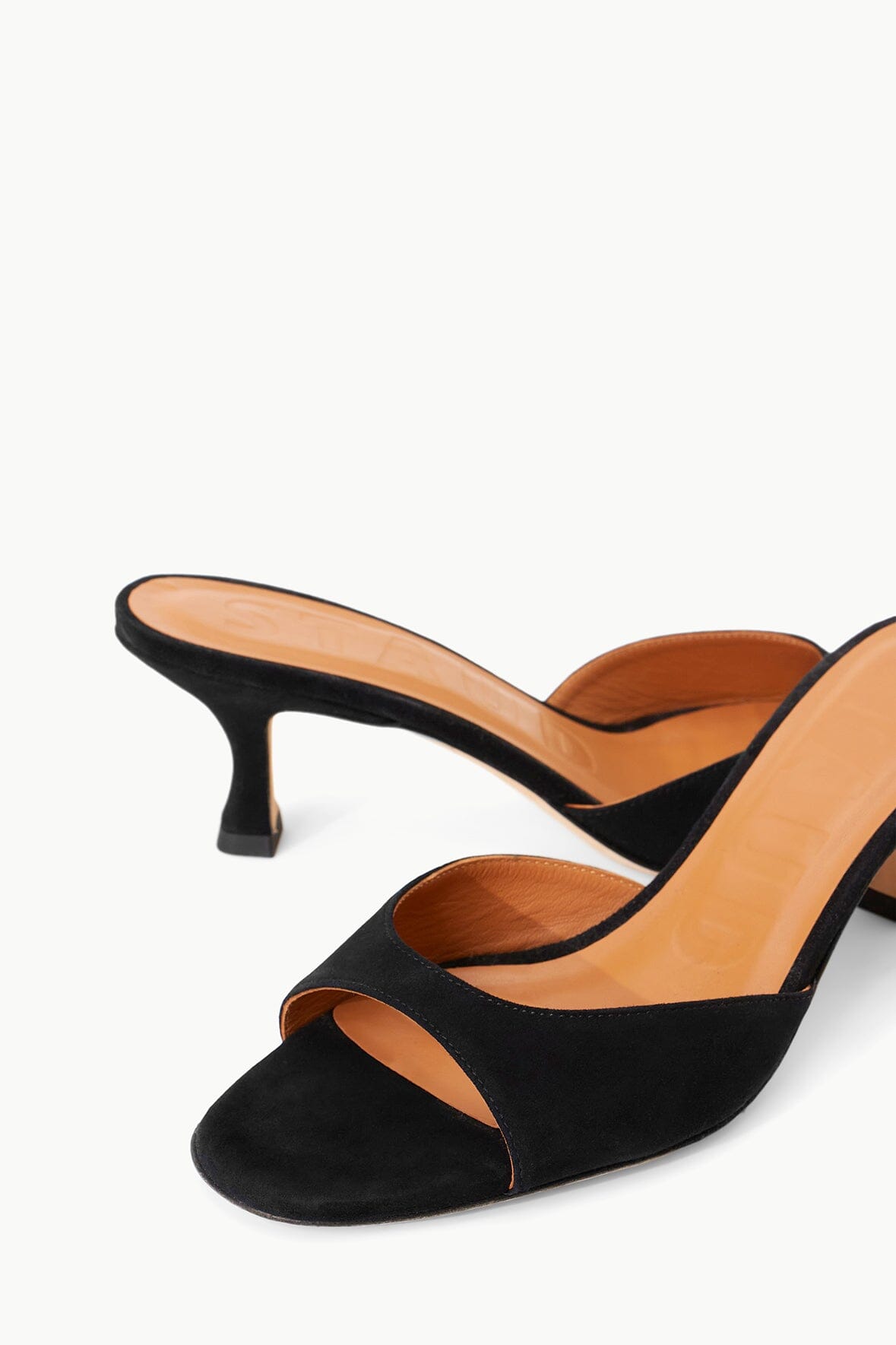 STAUD | Brigitte Suede Mule Black