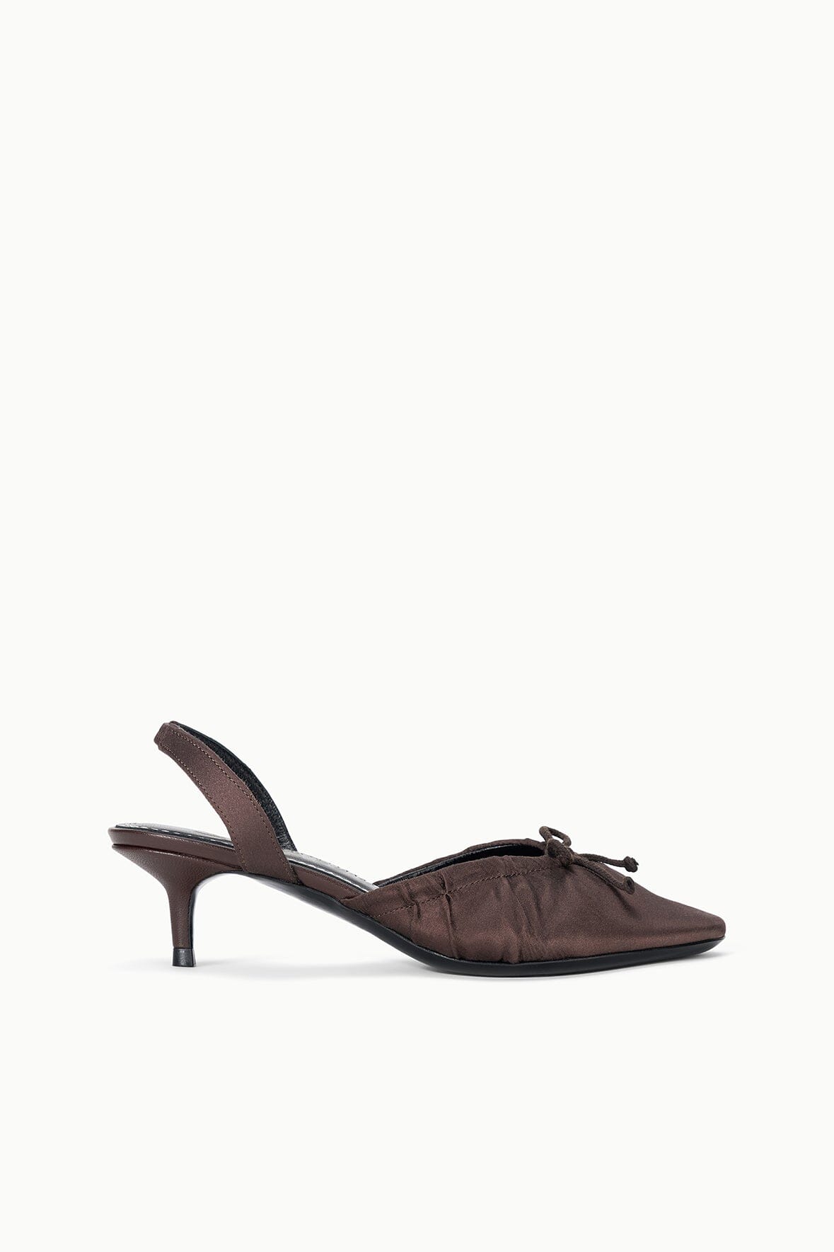 STAUD | Alba Ballet Slingback Espresso