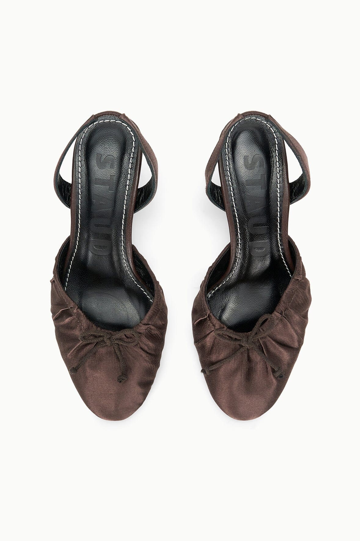 STAUD | Alba Ballet Slingback Espresso
