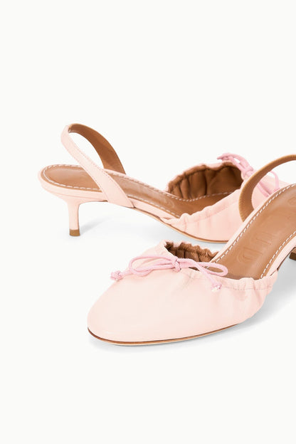 STAUD | Alba Ballet Slingback Cherry Blossom