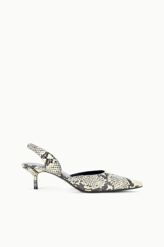 STAUD | Sebastian Slingback White Snake