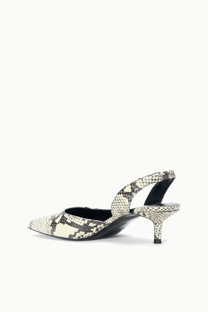 STAUD | Sebastian Slingback White Snake