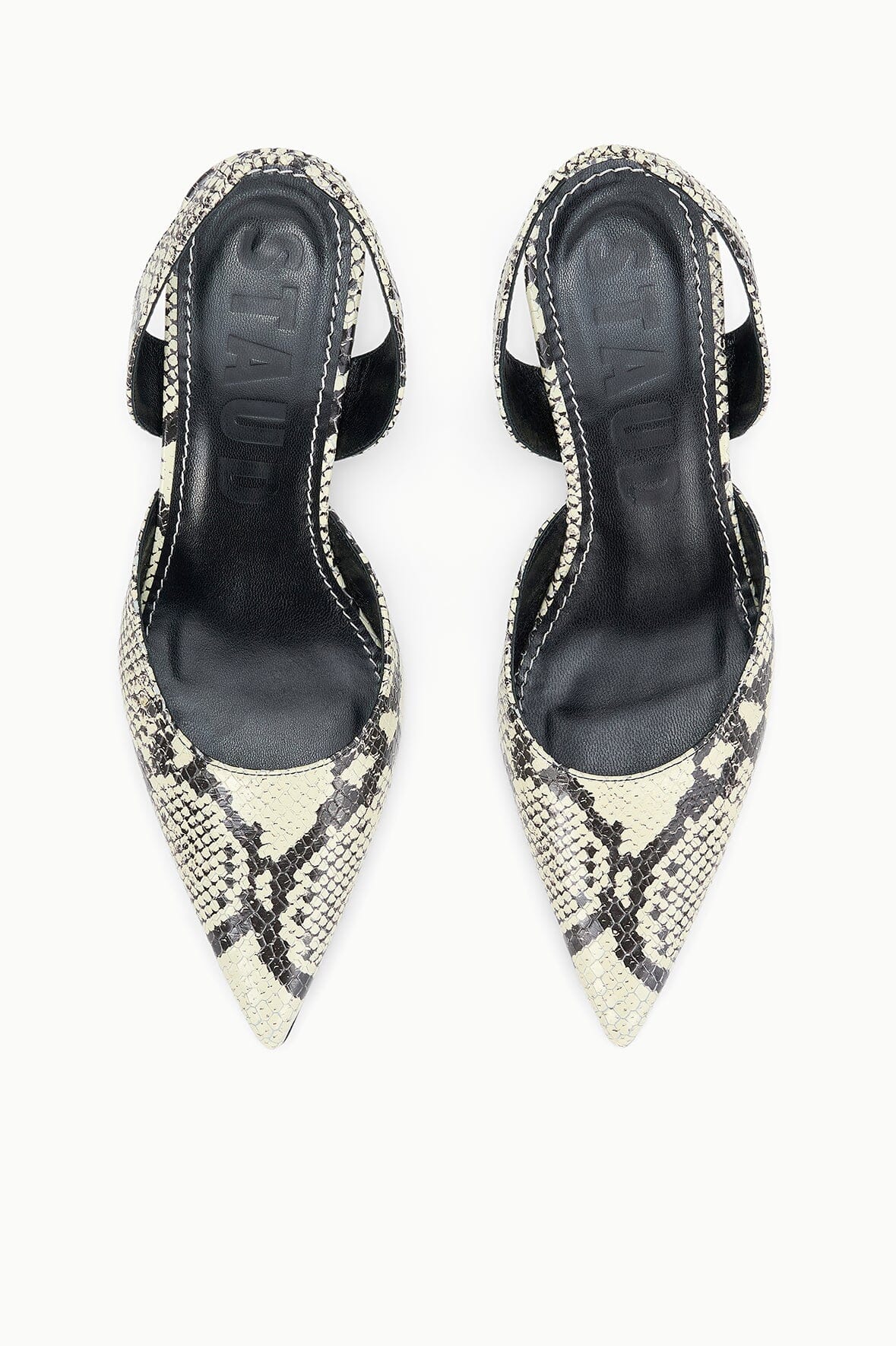 STAUD | Sebastian Slingback White Snake