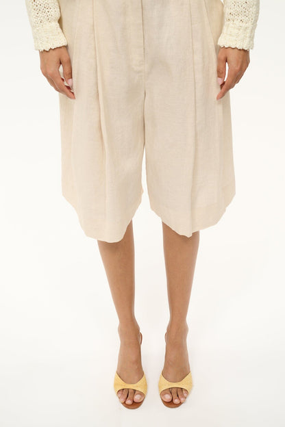 STAUD | Brigitte Mule Natural Raffia