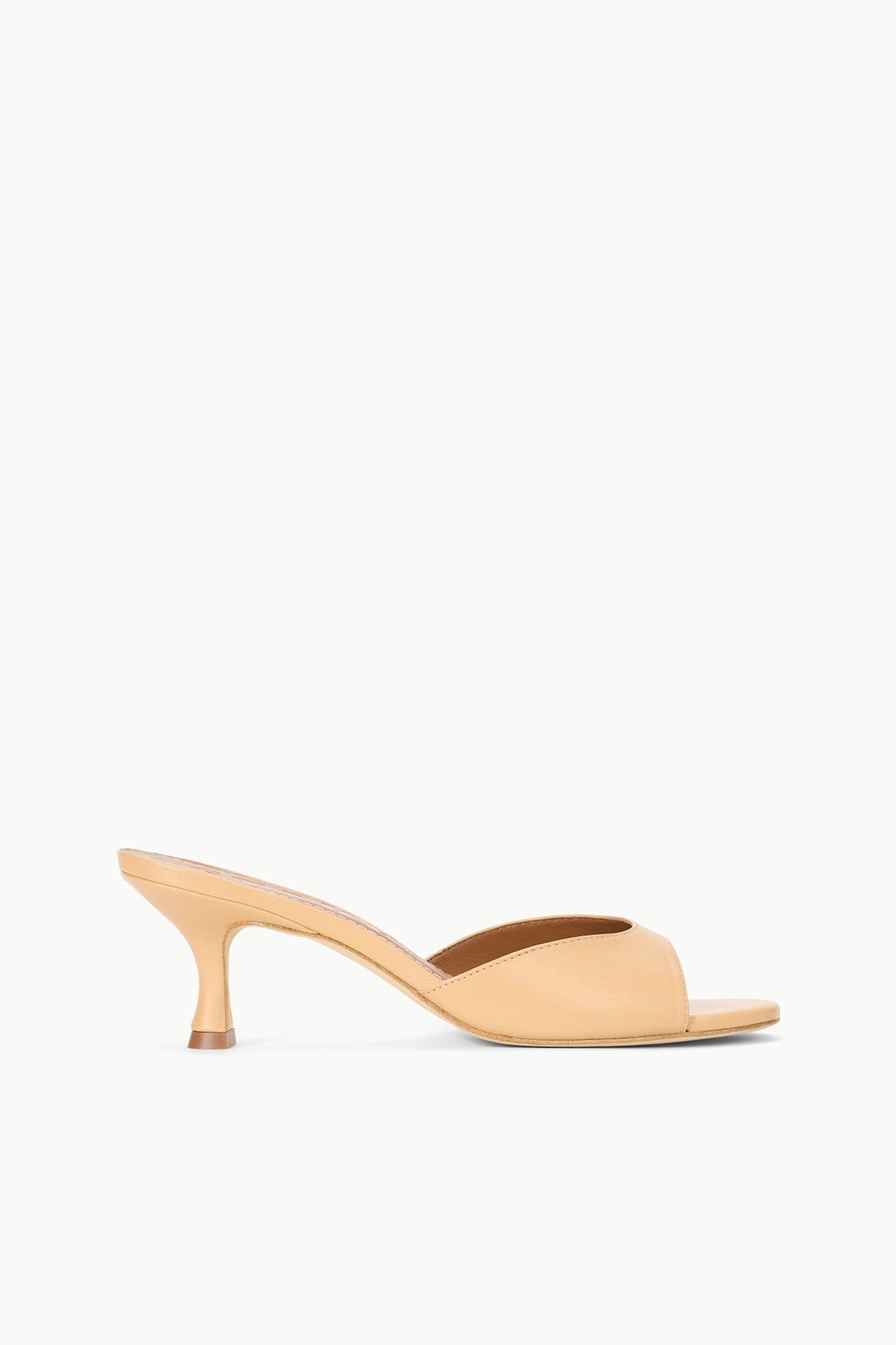 STAUD | Brigitte Leather Mule Porcini