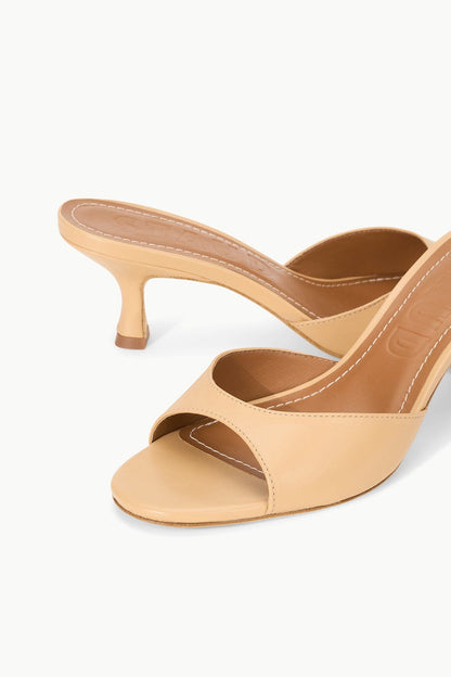 STAUD | Brigitte Leather Mule Porcini