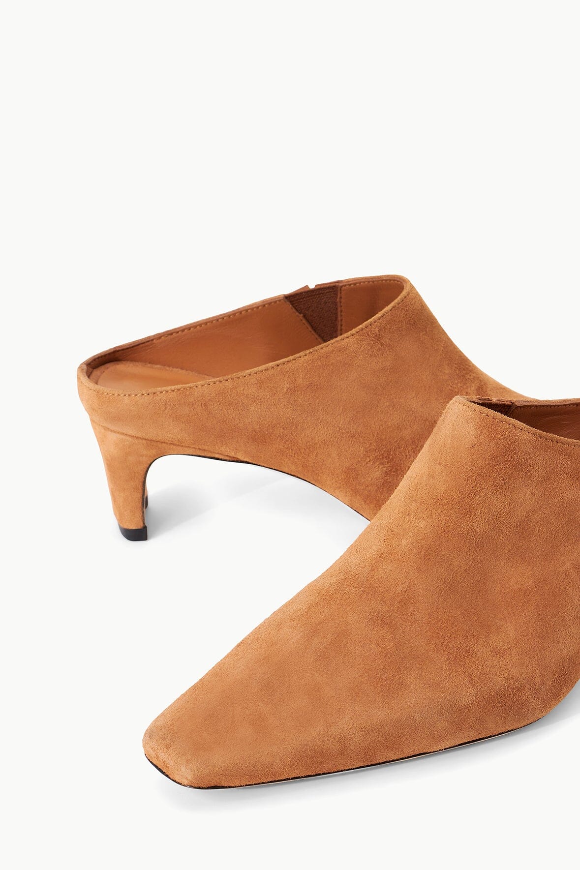 STAUD | Wally Mule Tan Suede