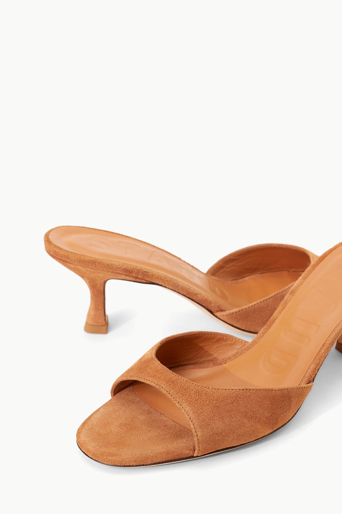 STAUD | Brigitte Suede Mule Tan