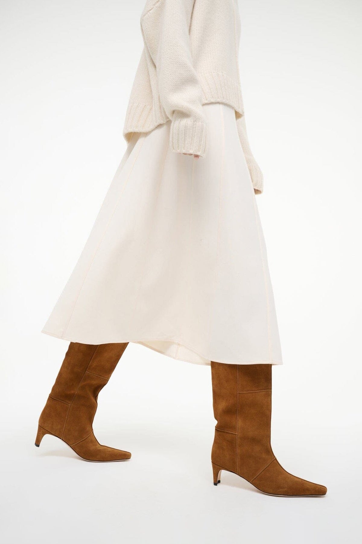 STAUD | Wally Boot Tan Suede