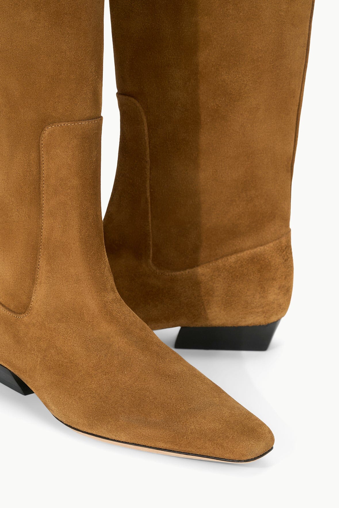 STAUD | Wally Flat Boot Tan Suede