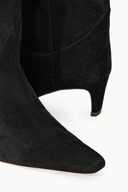 STAUD | Western Wally Boot Black Suede