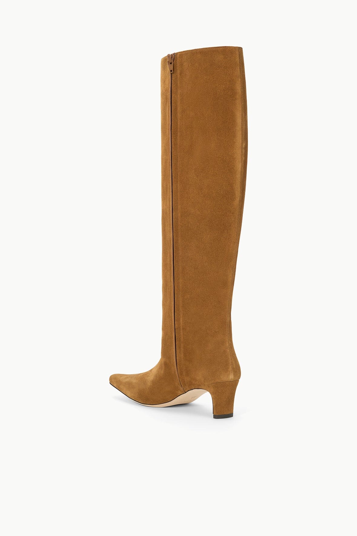 STAUD | Wide Shaft Wally Boot Tan Suede