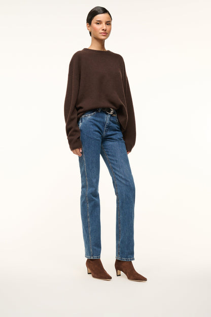 STAUD | Wally Ankle Boot Mahogany Suede