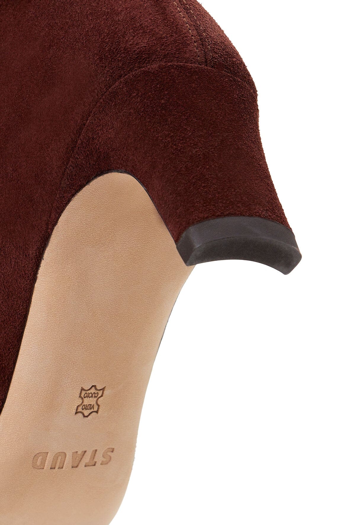 STAUD | Wally Ankle Boot Mahogany Suede