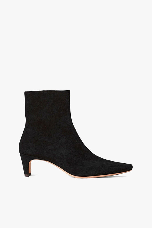 STAUD | Wally Ankle Boot Black Suede