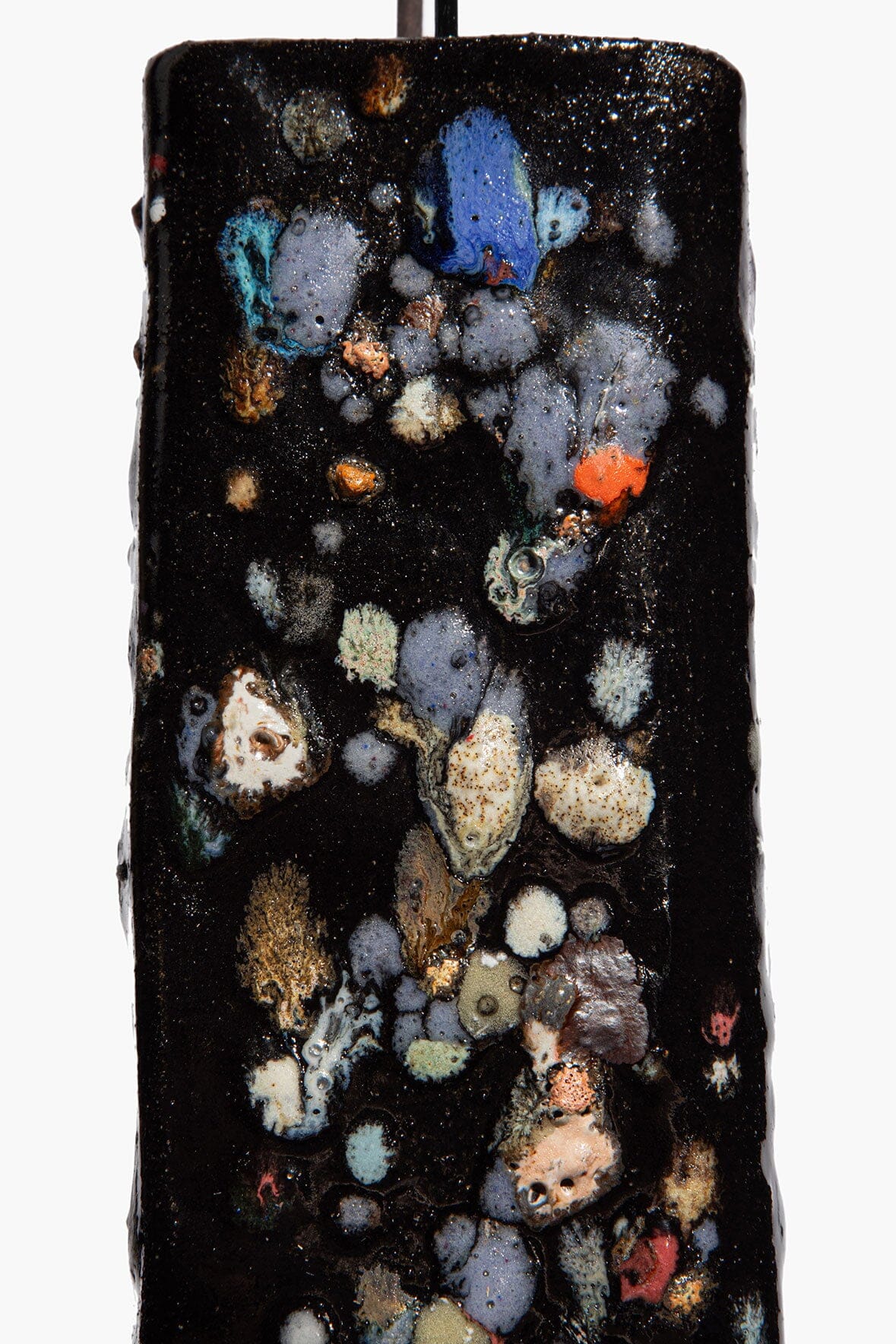 STAUD | Ceramic Tower Incense Holder Midnight Confetti Glaze