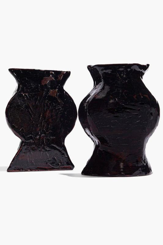 STAUD | Ceramic Vase Bookends Black