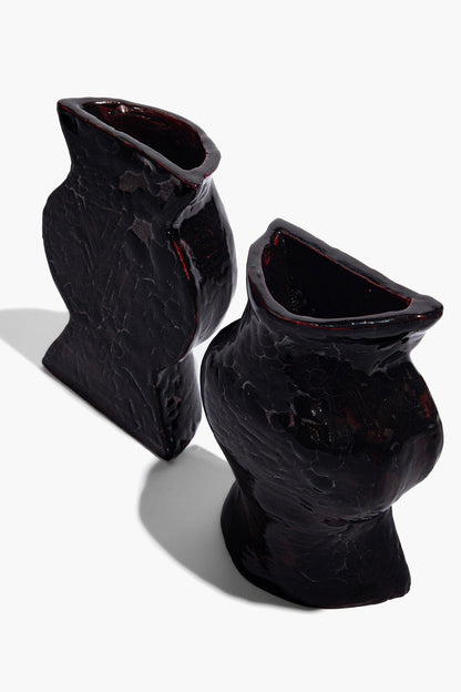 STAUD | Ceramic Vase Bookends Black