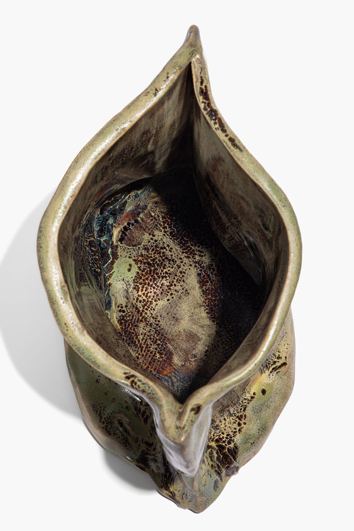 STAUD | Ceramic Vase Snake Skin Glaze