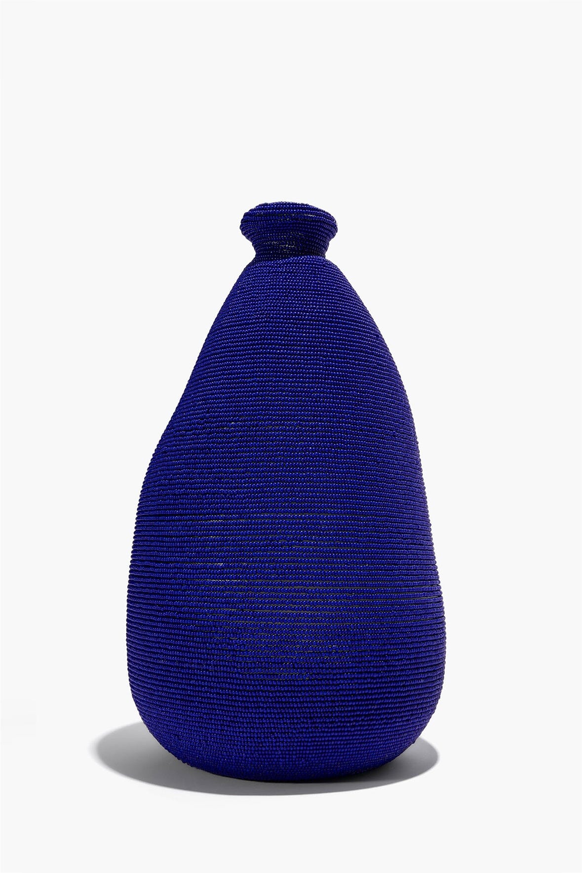 STAUD | Beaded Vase Blue