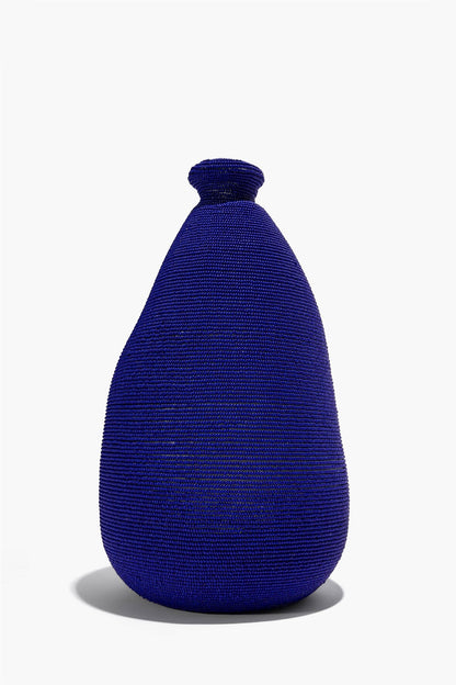STAUD | Beaded Vase Blue