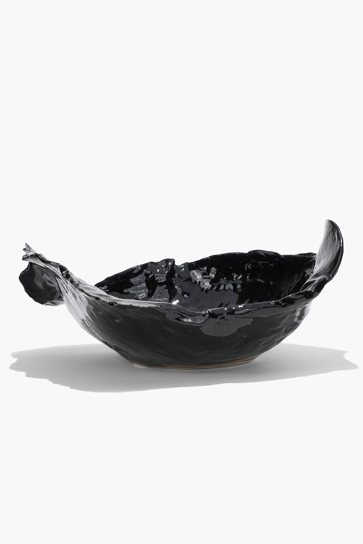 STAUD | Wavy Bowl Black Glaze