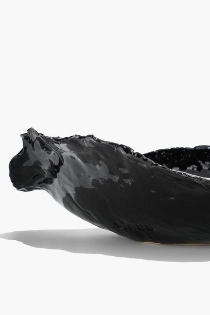 STAUD | Wavy Bowl Black Glaze