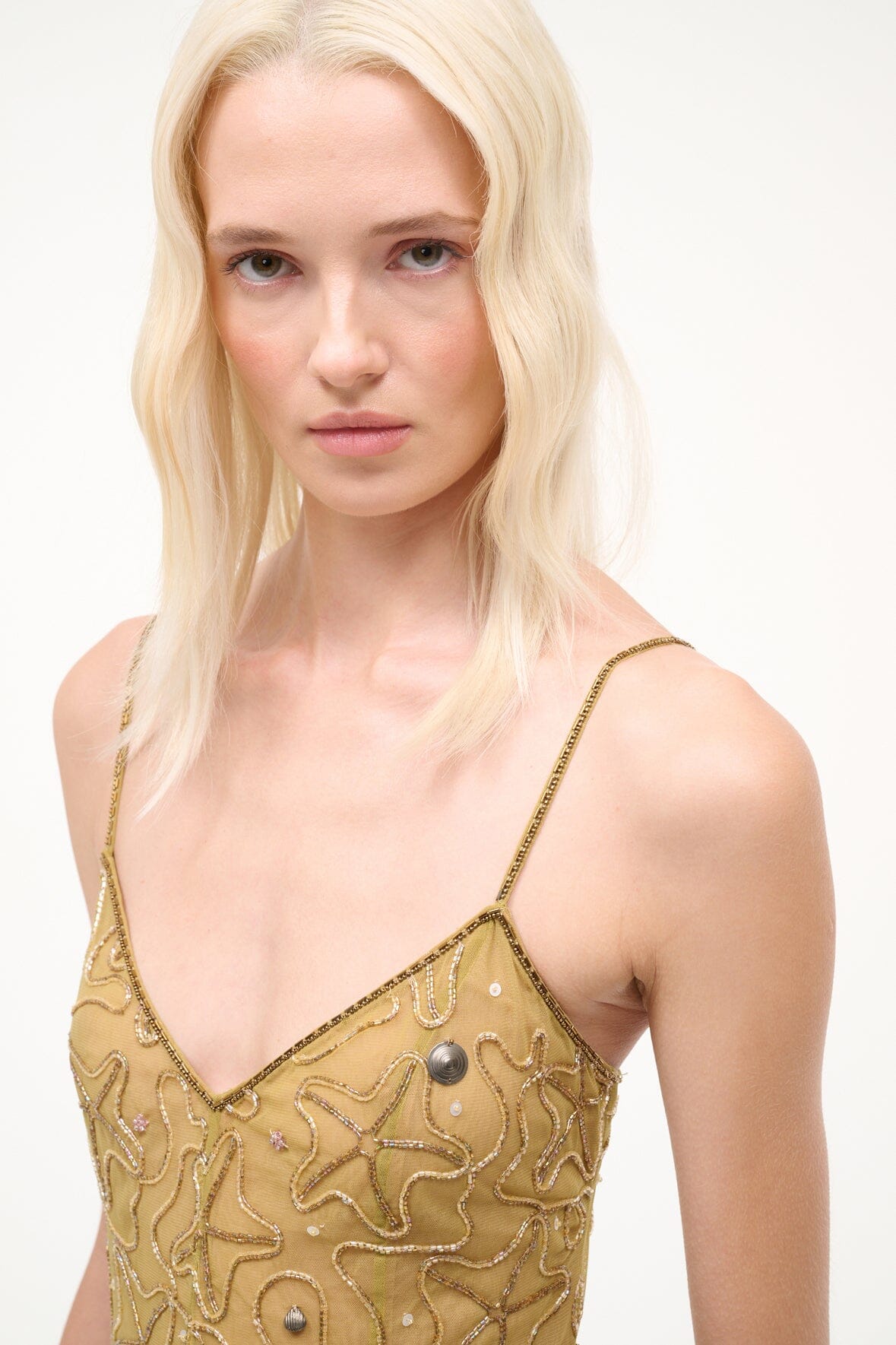 STAUD | Emily Dress Sandbar