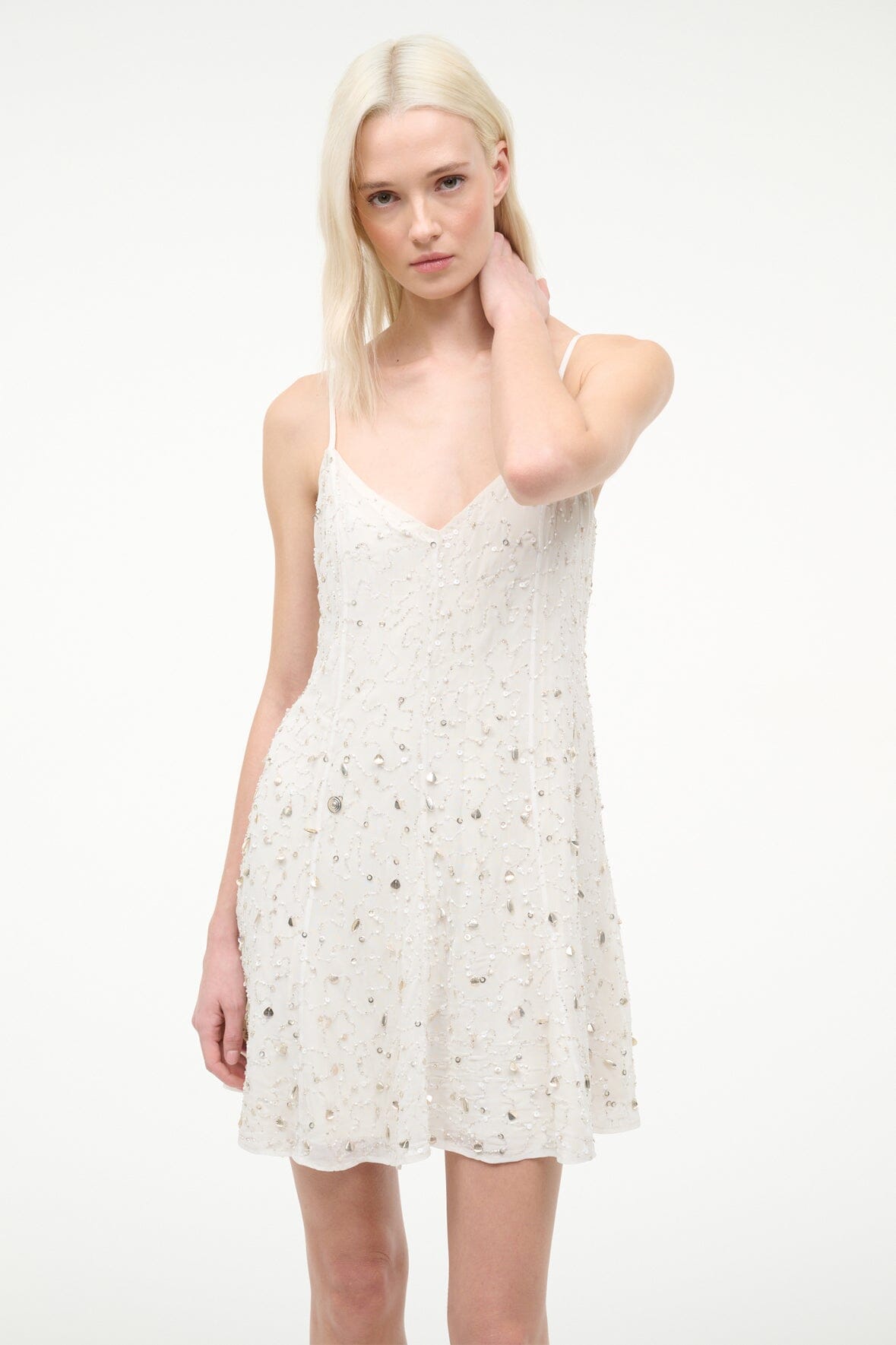 STAUD | Emily Dress Ivory
