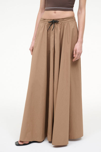 STAUD | Eden Maxi Skirt Desert