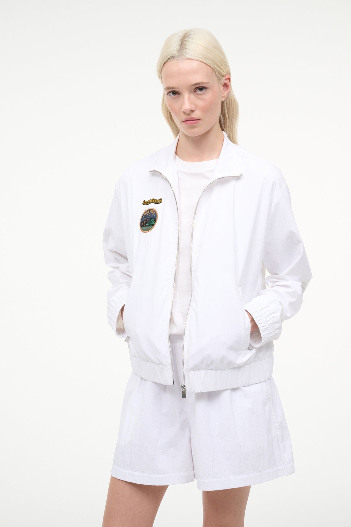 STAUD | Arrival Jacket White