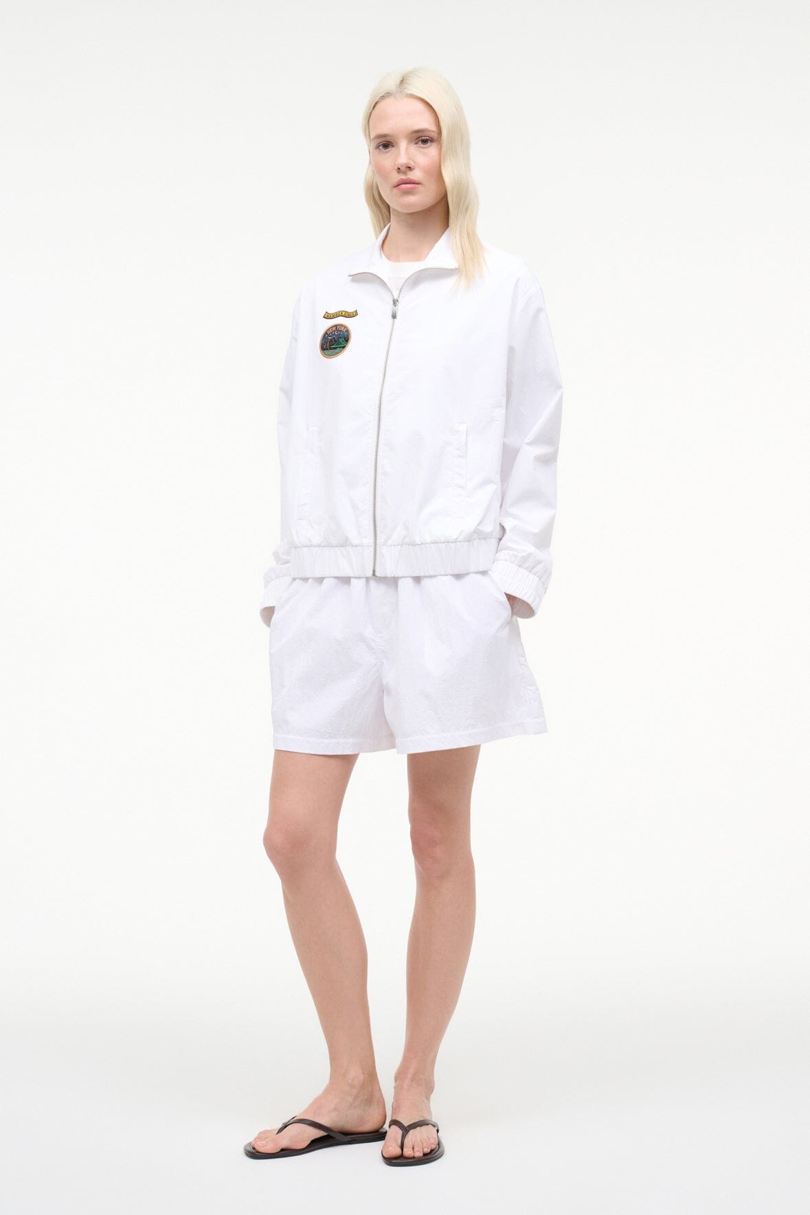 STAUD | Arrival Jacket White