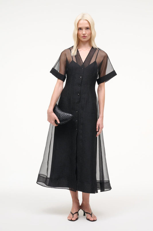 STAUD | Elle Dress Black