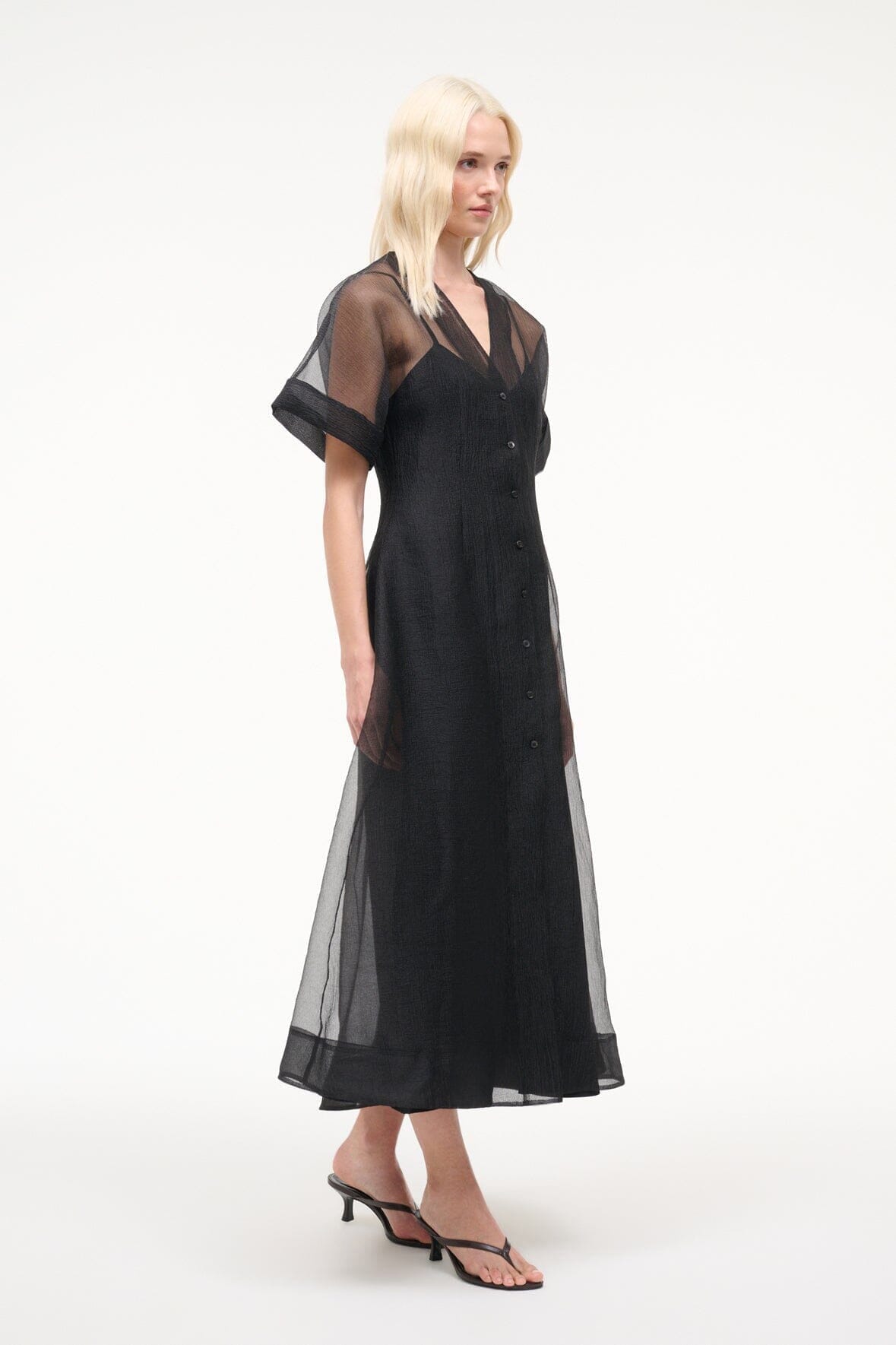 STAUD | Elle Dress Black