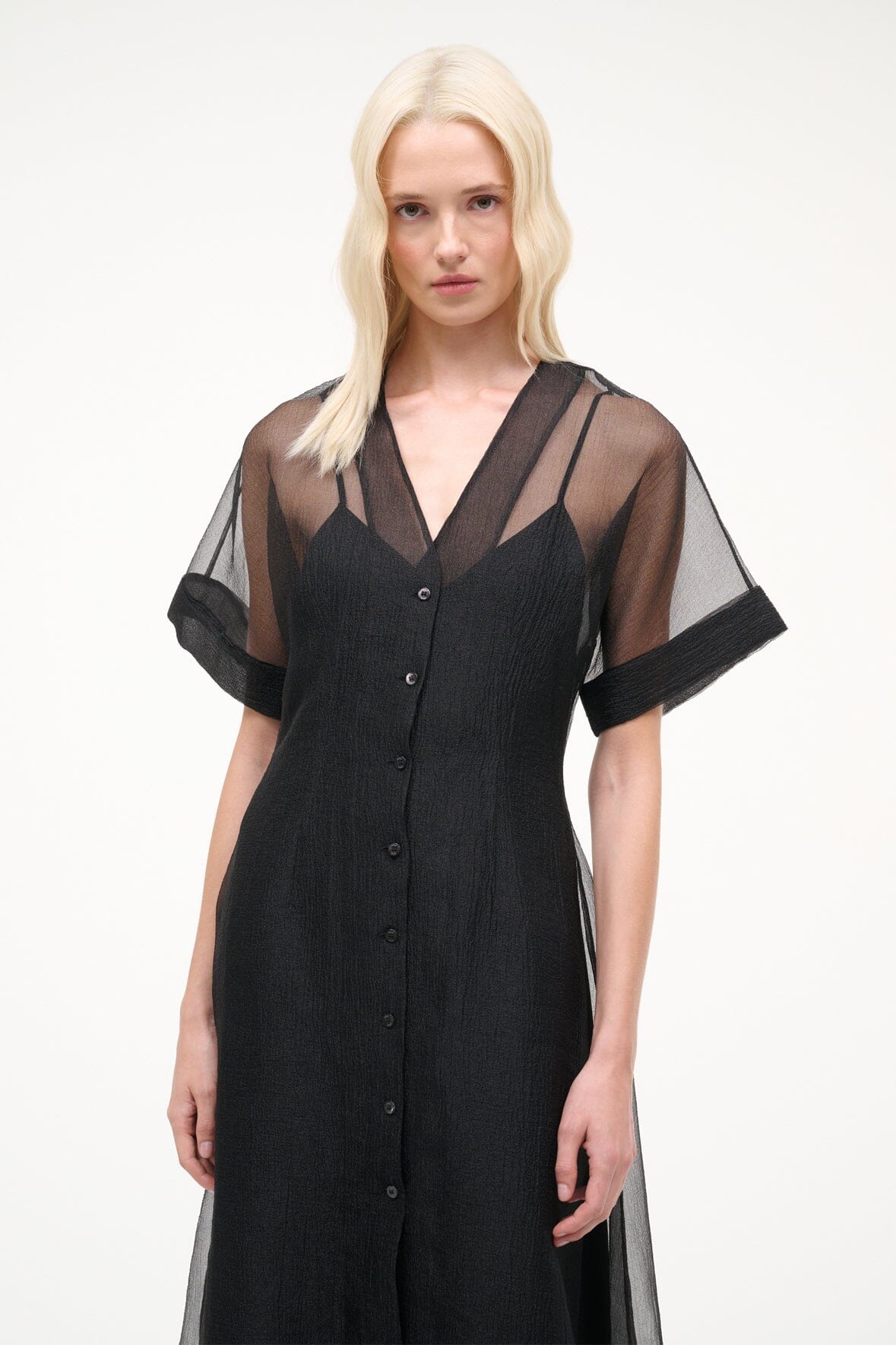 STAUD | Elle Dress Black