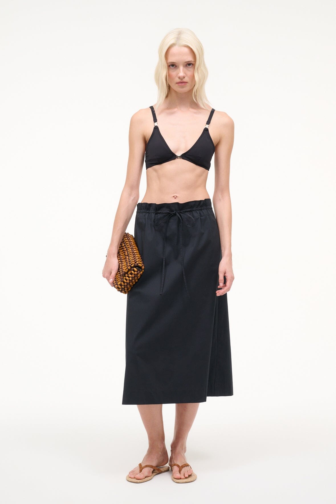 STAUD | Shore Skirt Black