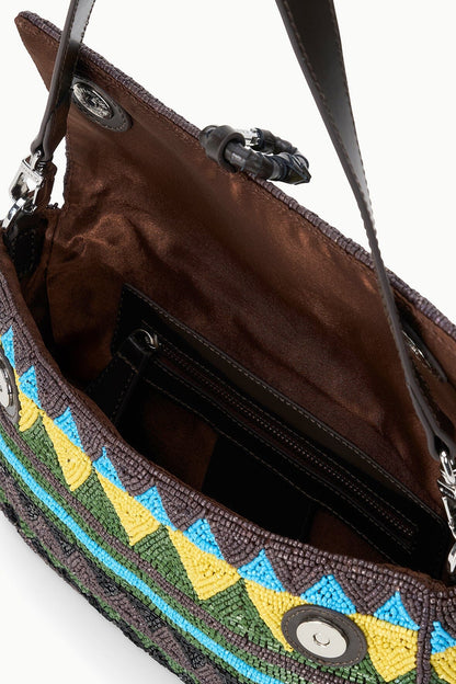 STAUD | Timmy Convertible Shoulder Bag Happy Sack Beading