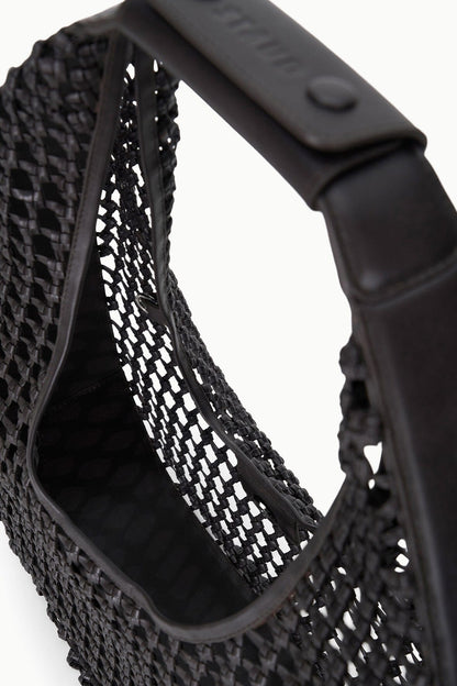 STAUD | Large Moon Hand-Knotted Bag Espresso