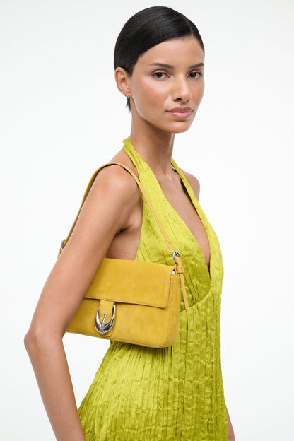 STAUD | Harlow Bag Goldenrod Suede