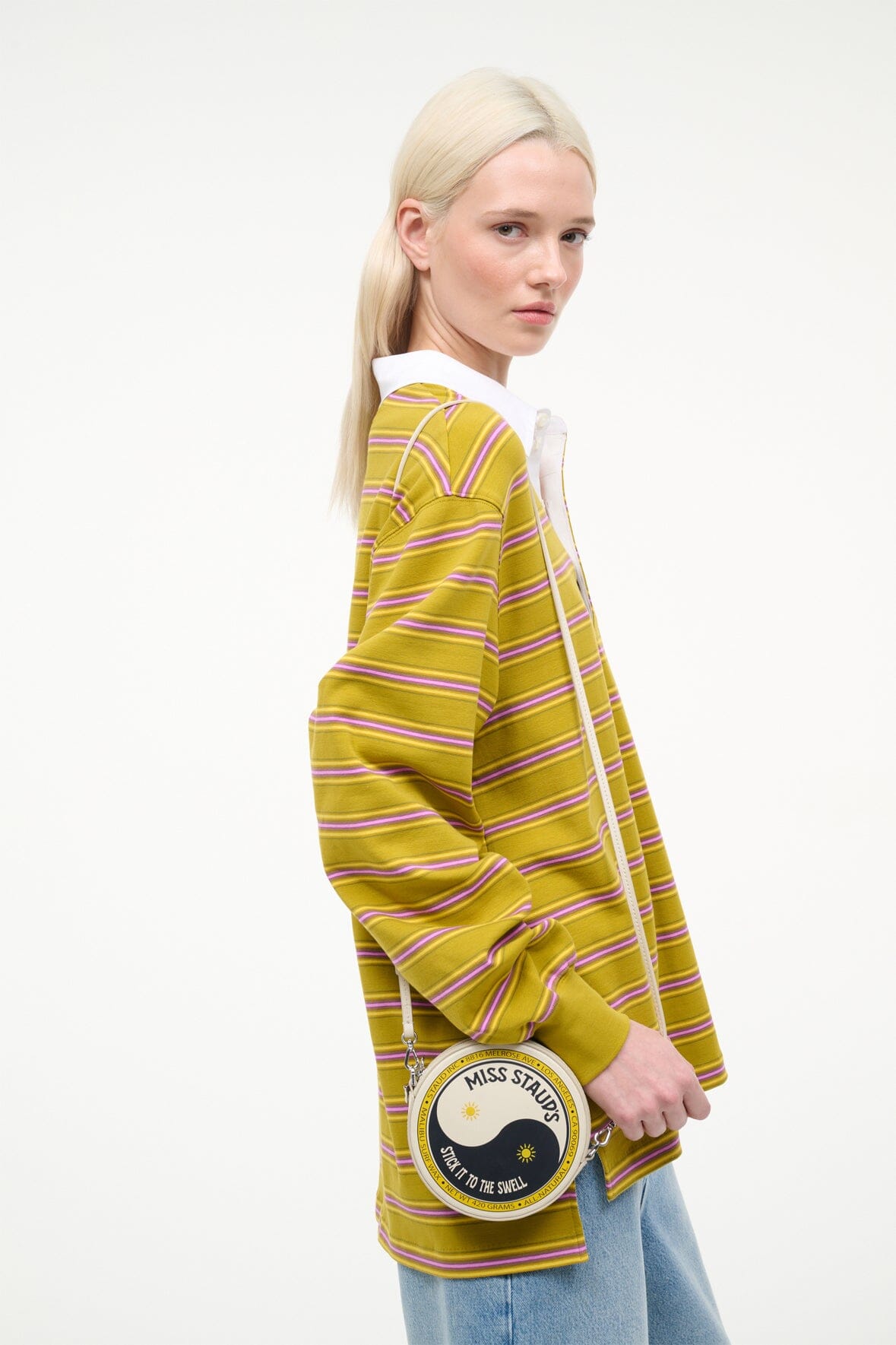 STAUD | Good Vibes Mini Bag: Surf Wax Print - Staud