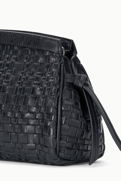 STAUD | Maude Convertible Clutch Black Woven