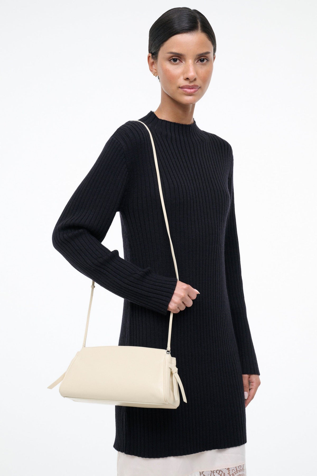 STAUD | Maude Convertible Clutch Cream