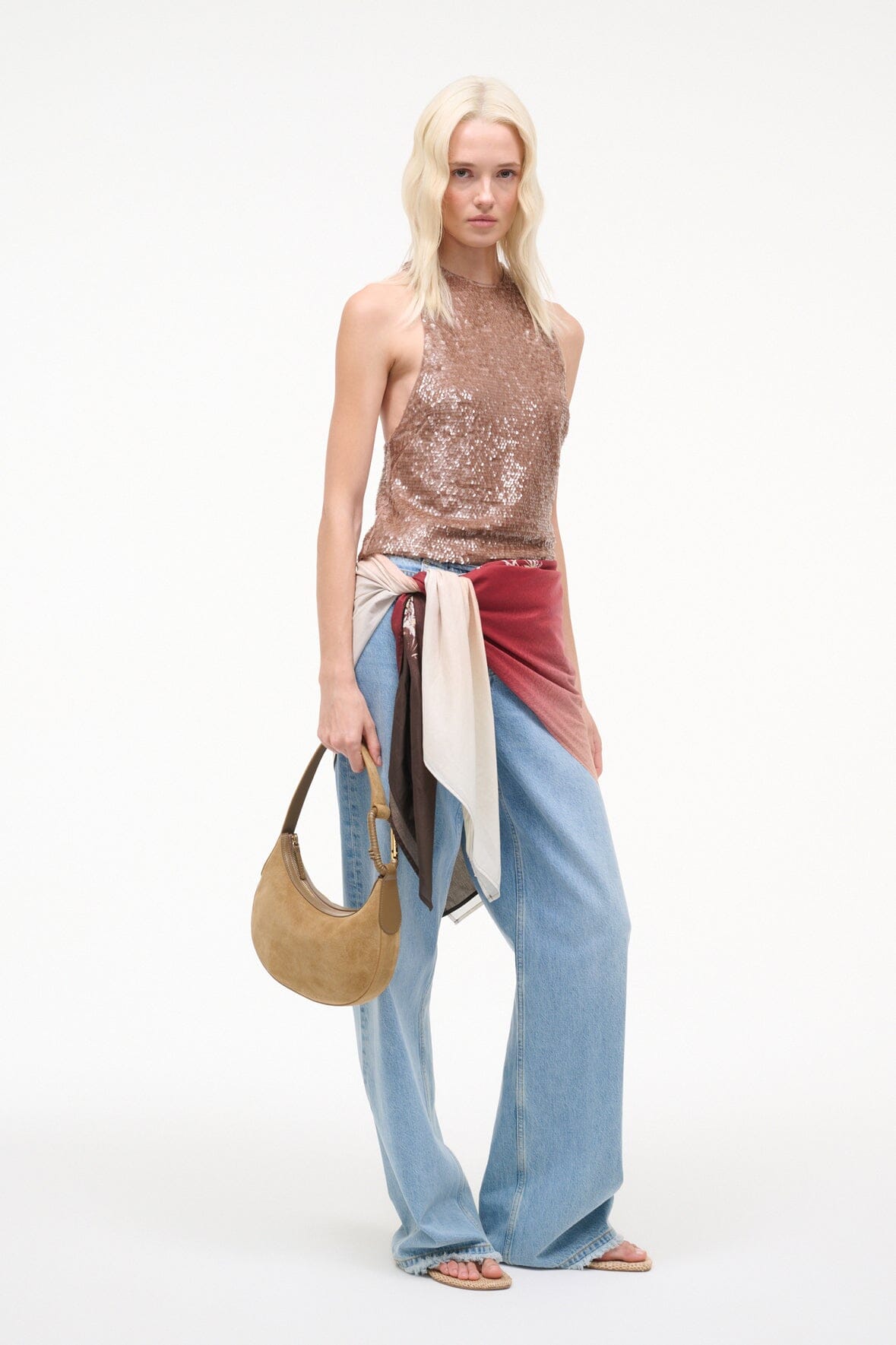 STAUD | Alden Shoulder Bag Hazel