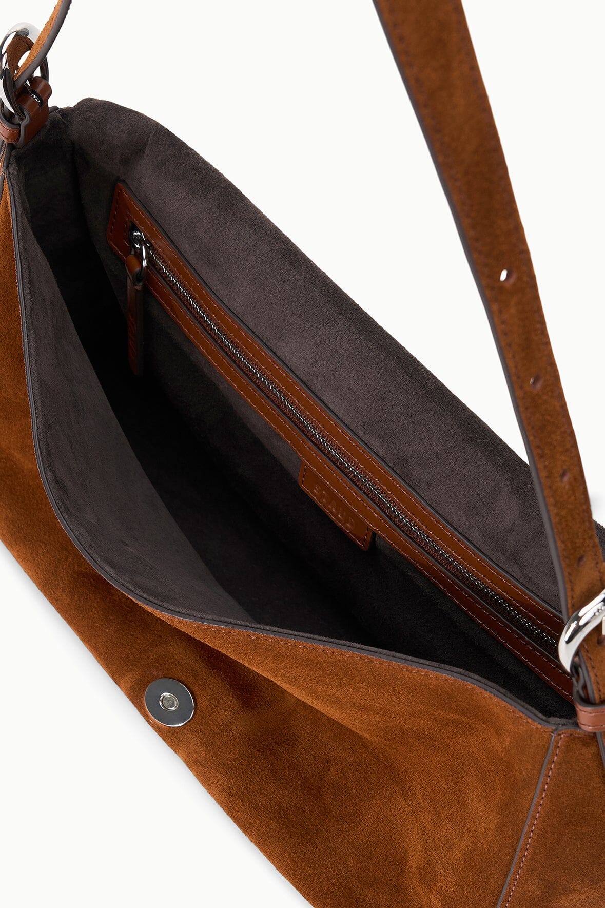 STAUD | Harlow Medium Bag Tabac Suede