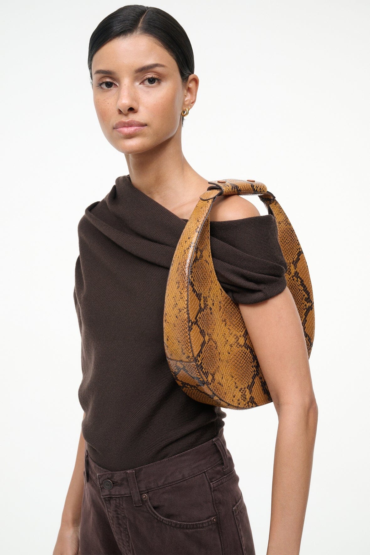 STAUD | Moon Tote Bag Snake