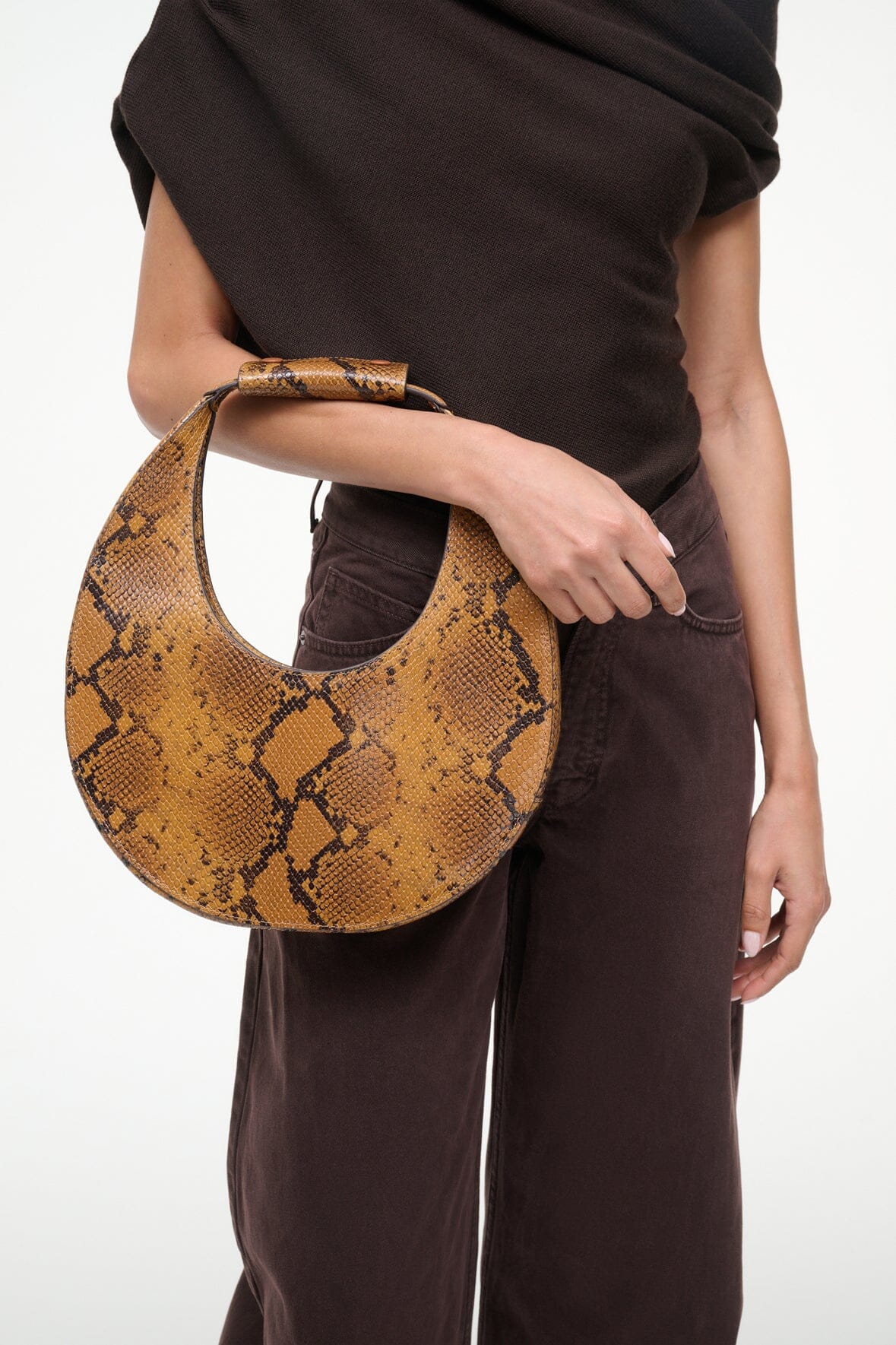 STAUD | Moon Tote Bag Snake